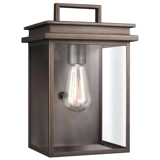 2020s Sean Lavin By Visual Comfort Studio Glenview Small Lantern in Antique Bronze For Sale - Image 5 of 5