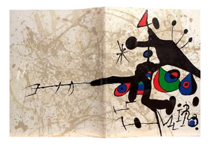 Joan Miro, Sobre Papel: Pierre Matisse Gallery, 1972, Original Lithograph