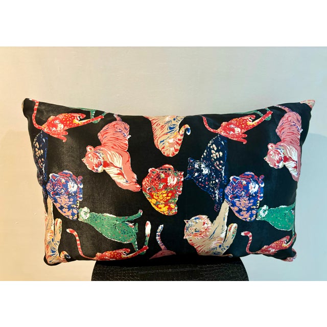 Fabric Cushions from Gaston&Daniela, 1977, Set of 2 For Sale - Image 4 of 5