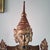 Large Burmese Carved Gilt Wood Theppanom Guardian Statue from the late 19th to early 20th century. Excellent overall...