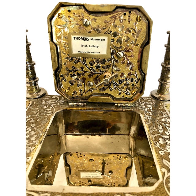 Late 20th Century Zimbalist “Taj Mahal” Music Box With Thorens Swiss Movement and Hidden Compartment For Sale - Image 5 of 16