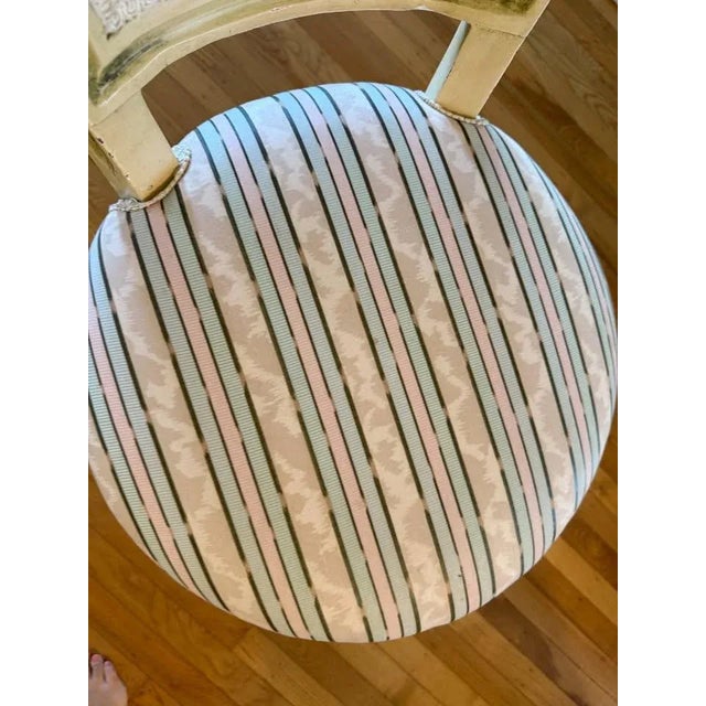 Late 20th Century Louis XVI Accent Chair For Sale - Image 4 of 5