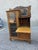 Antique Larkin Style Tiger Oak Side-by-Side Secretary Desk It features Drop Front Writing Desk and Adjustable Shelves...