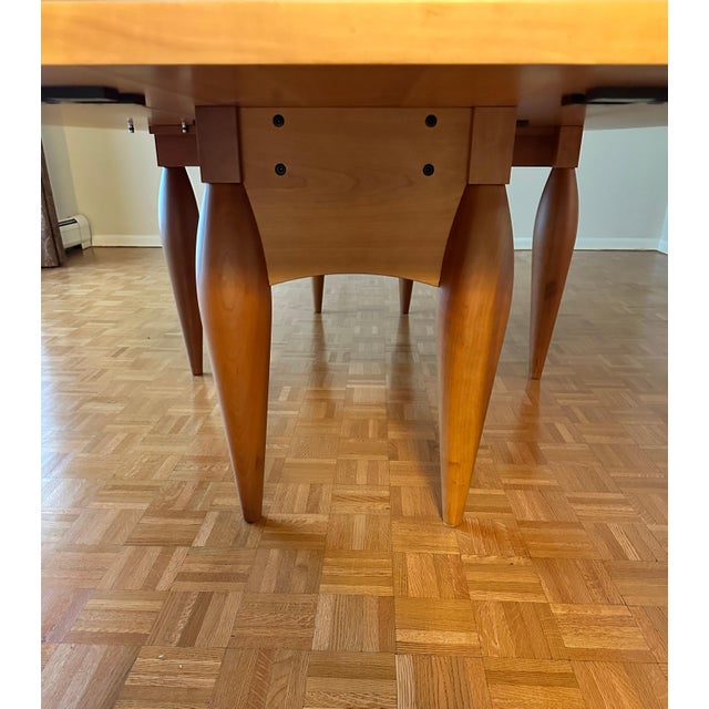 Modern Oval Modern Dining Table, "Affusoalato" By Adolfo Natalini For Driade For Sale - Image 3 of 11