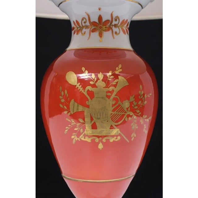 Porcelain Table Lamp, Germany, Dresden, 1910s For Sale - Image 4 of 10