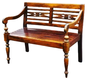 Vintage Windsor Wooden Bench