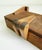 Early 20th Century Folk Art Painter's Box With Wood Hinges & Clasp For Sale - Image 9 of 11
