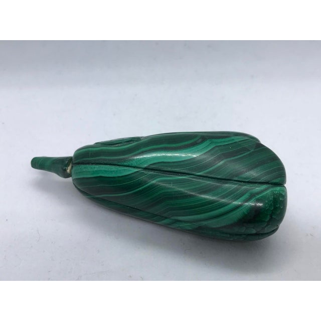 Vintage Malachite Gourd Shape Snuff Bottle For Sale In Chicago - Image 6 of 12