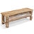 Wood Vintage Indian Wooden Bench, 1950s For Sale - Image 7 of 7