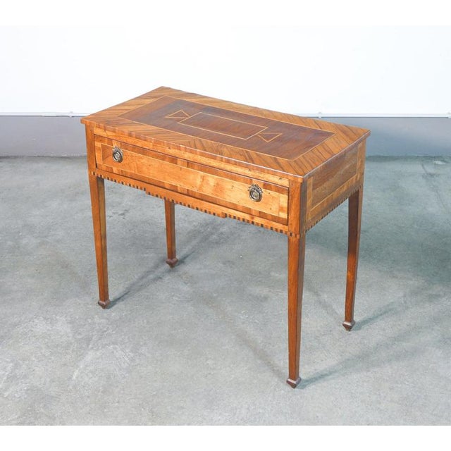 Louis XV Desk in Inlaid Walnut. 1700 For Sale - Image 13 of 18