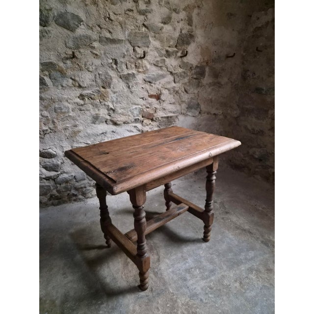 18th Century French Rustic Oak Country Table For Sale - Image 13 of 18