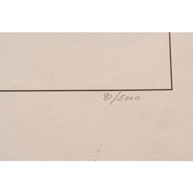 Late 20th Century 1992 Yoko Ono Limited-Edition Pop Art Lithograph Print, 80/5000 For Sale - Image 5 of 6