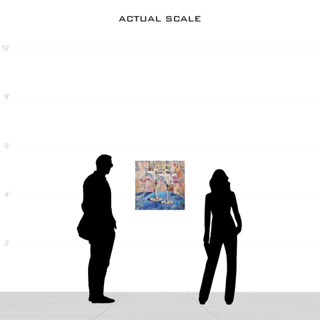 Date Night Signed Original Collage Artwork For Sale - Image 4 of 13