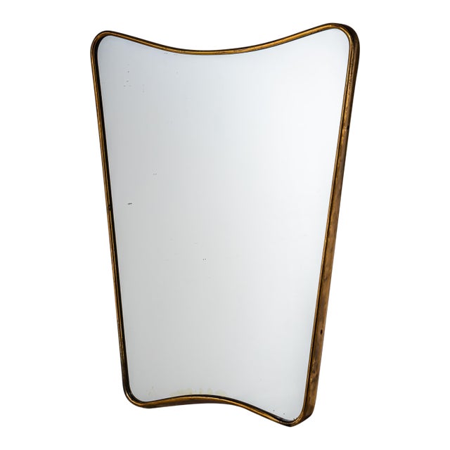 Wall Mirror in the Style of Gio Ponti, Italy, 1950s For Sale