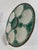 Longchamp French Longchamp Green and White Majolica Oyster Plate, Circa 1950s For Sale - Image 4 of 9