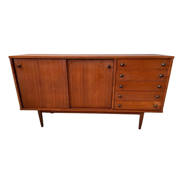 Vintage Sideboard in Teak, 1950 For Sale