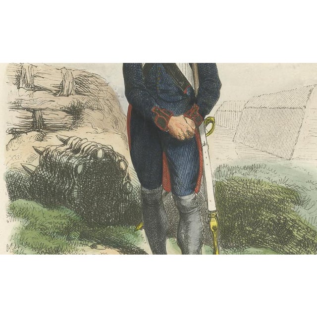 Sapper of the Engineers, 1843, Paper For Sale - Image 3 of 10