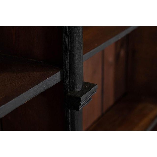 19th Century Ebonised Pine Bookcase, 1879 For Sale - Image 14 of 16
