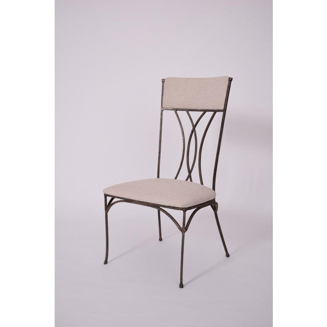 1960s Neoclassical Iron Chair, 1960s For Sale - Image 5 of 5