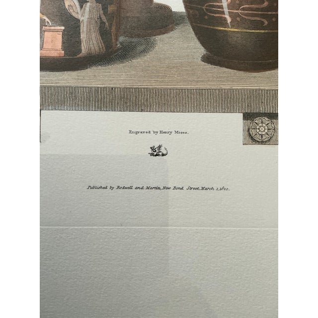 1970s Hand Colored Etruscan Vases - Set of 6 For Sale - Image 9 of 11