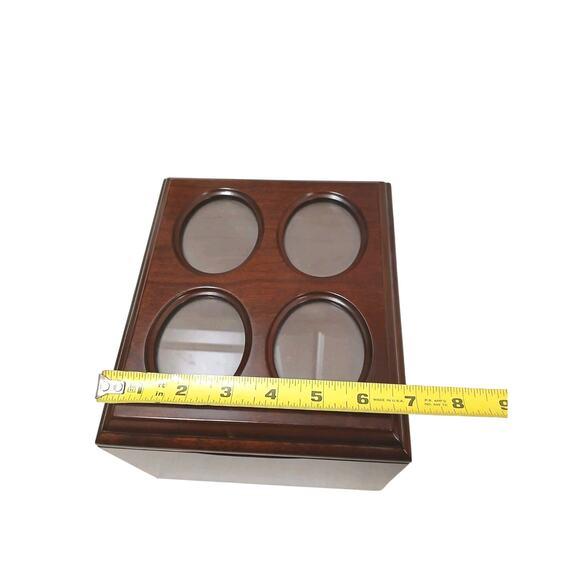 1980s Rare the Bombay Company Recipe Cards Box Storage Wood Nostalgia Brand New VNT For Sale - Image 11 of 16