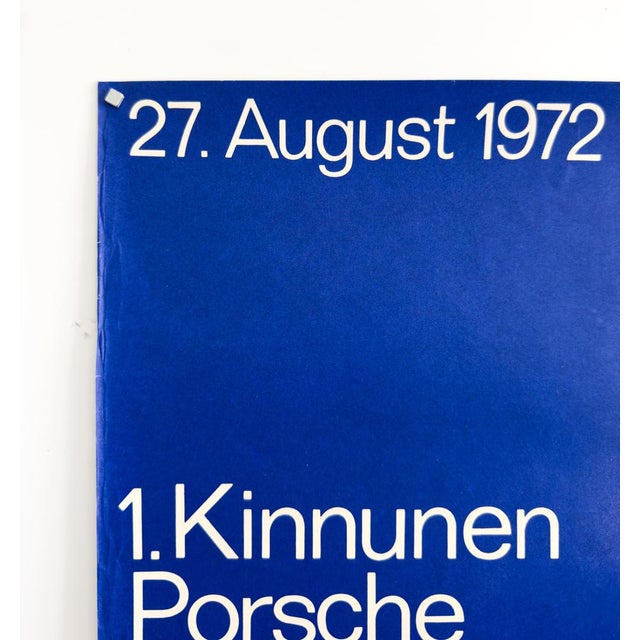 Modern Interserie Keimola Original Porsche Poster by Erich Strenger, 1972 For Sale - Image 3 of 12