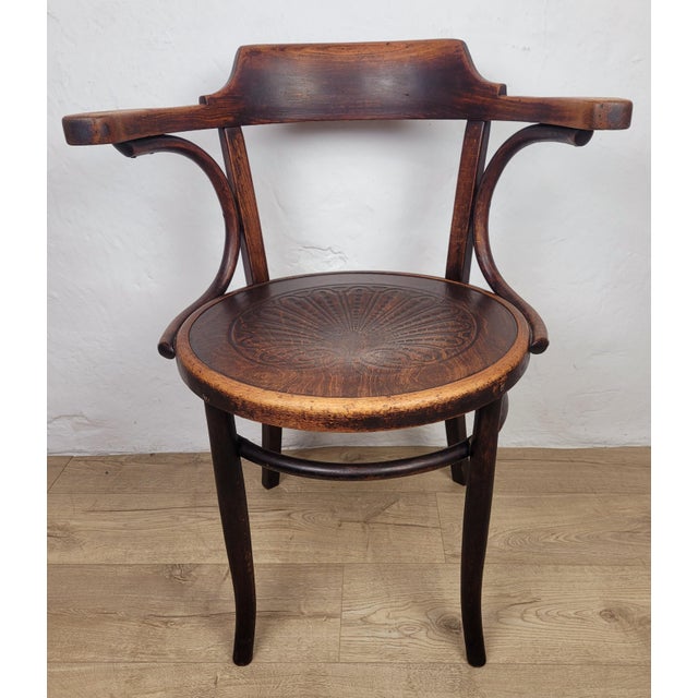 Bistro Cafe Bentwood Armchair from Mundus J&J Kohn, 1910 For Sale - Image 13 of 18