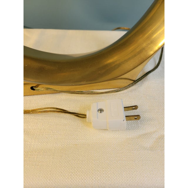 Metal Vintage Sculptural Pierre Cardin Attributed Lamp For Sale - Image 7 of 12