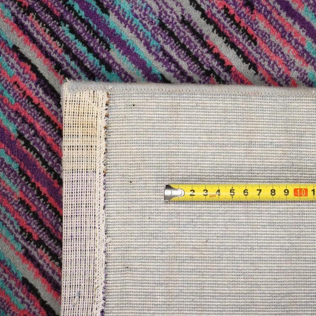 Purple Vintage Missoni Design Rug For Sale - Image 8 of 9