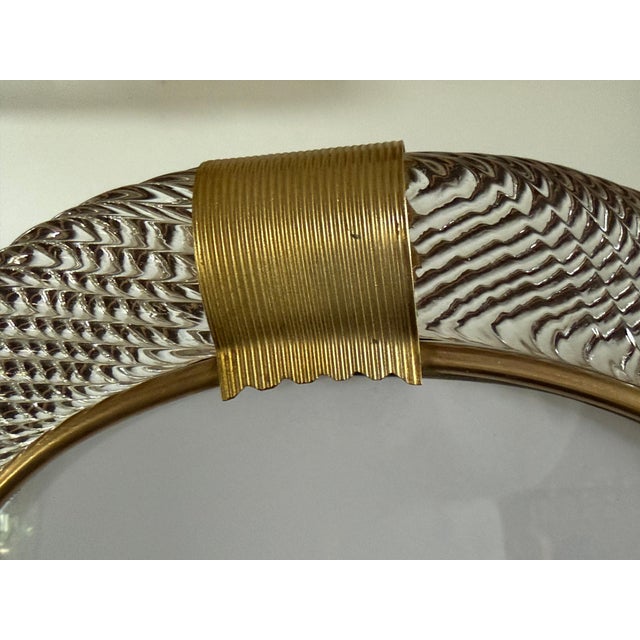 Oval Murano Glass Photo Frame, 2000s For Sale - Image 3 of 14