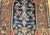 Persian Antique Persian Bidjar Wide Runner, Hand-Knotted Wool, Geometric Pattern, Terracotta & Navy, 4x11 For Sale - Image 3 of 18
