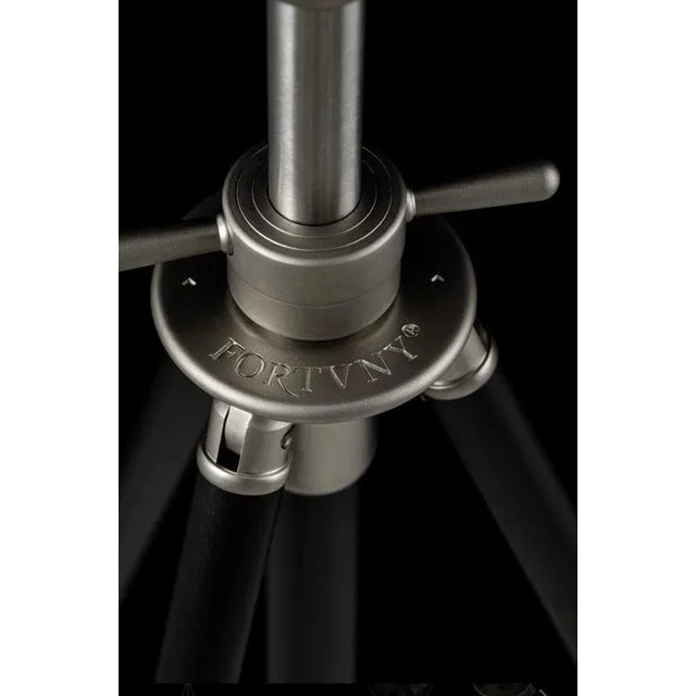 Not Yet Made - Made To Order Black and Gold Leaf Studio 76 Tripod Floor Lamp by Mariano Fortuny For Sale - Image 5 of 11