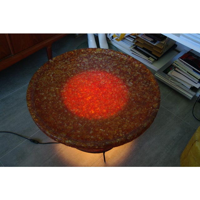 French Resin Coffee Table from Accolay, 1970 For Sale - Image 4 of 6