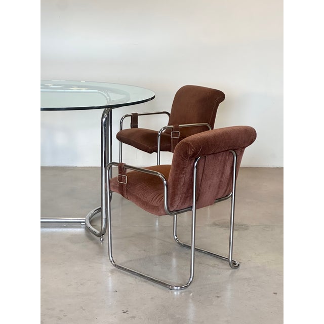 1970s Dining Table and Chairs by Guido Faleschini, 1970s, Set of 5 For Sale - Image 5 of 13