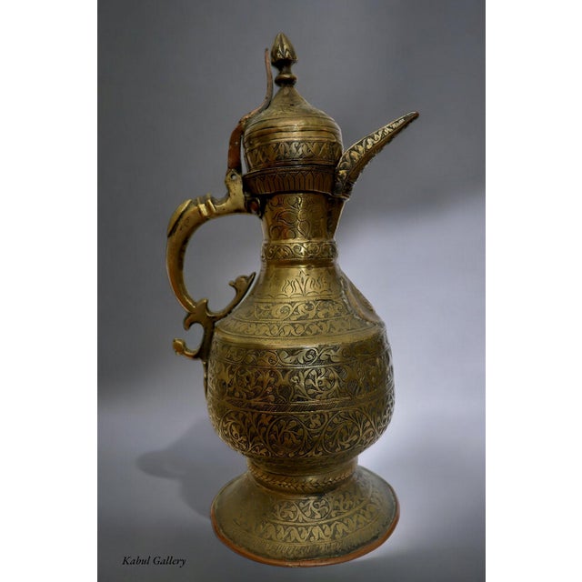 Antique Islamic Teapot in Brass Bukhara, 1900s For Sale - Image 12 of 13