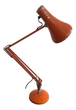 Orange Anglepoise Lamp by Herbert Terry, UK