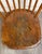 Brown Antique American Windsor Farmhouse Style Plank Seat Dining Chair For Sale - Image 8 of 10