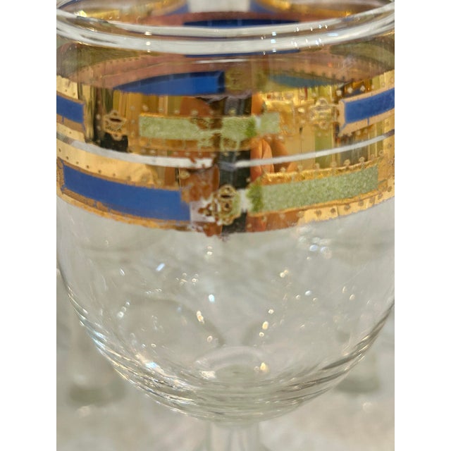 Mid-Century Modern Mid 20th Century Culver “Empress” Wine Glases - A Set of 5 For Sale - Image 3 of 6