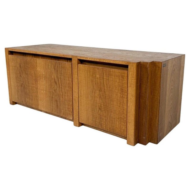 Mid-Century Low Sideboard attributed to Officina Rivadossi, 1970s For Sale - Image 8 of 8