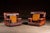 Animal Skin Pair of Mid 20th Century Italian-Inspired Leather Lounge Chairs in Red For Sale - Image 7 of 16