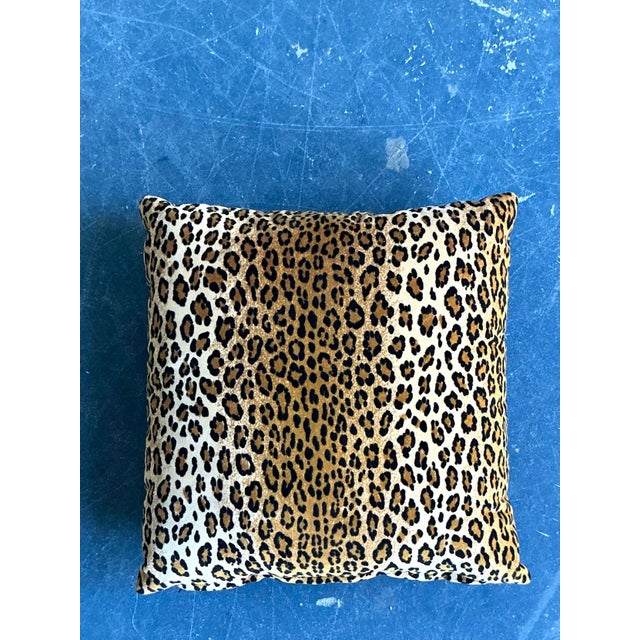 Vintage Boho Leopard Velvet Pillow For Sale - Image 9 of 10