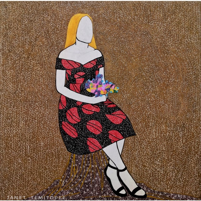 Materials Acrylic on canvas Size 60 × 60 × 1 1/2 in | 152.4 × 152.4 × 3.8 cm Rarity Unique Medium Painting Condition...
