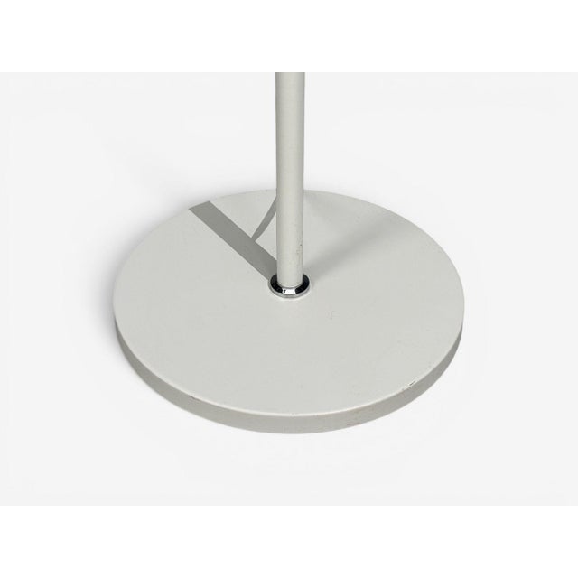 Ah Belysing, Floor Lamp, White Lacquered Metal, Red Fabric, Sweden, 2000s For Sale - Image 9 of 11