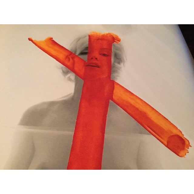 Bert stern Marilyn Crucifix 2 The last sitting (1962) great and big photo of Marilyn Monroe photographic paper format 61 X...