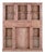 Large Weathered Wooden Wall Display Case For Sale