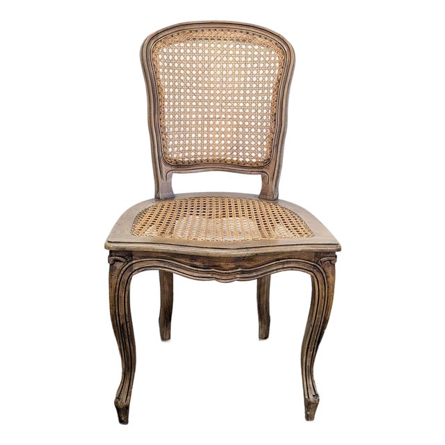 Vintage French Provencial Dining Side Chair For Sale
