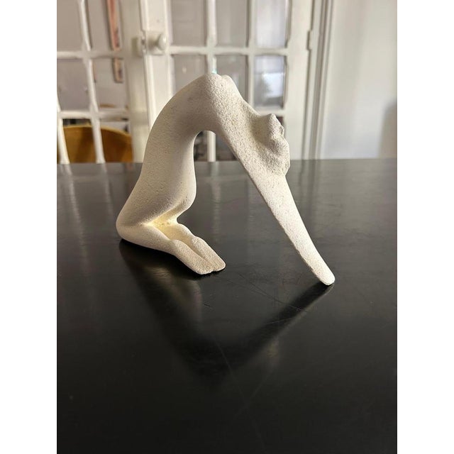 White Stone Sculpture, 1970s For Sale - Image 3 of 13