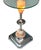 Silver 1930s Light Up Chrome Airplane Streamline Art Deco Drink Side Glass Top Table W/ Art Glass Base For Sale - Image 8 of 9