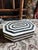 Traditional Vintage Black & White Bone Inlay Box Octagonal Geometric Trinket Box For Sale - Image 3 of 5