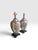 Vintage Silvered Glass Botanical Table Lamps on Chinoiserie Bases - a Pair For Sale In West Palm - Image 6 of 7